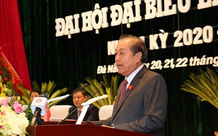 Phó Thủ tướng dự Đại hội Đảng bộ TP. Đà Nẵng